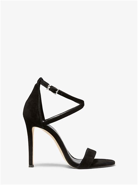 michael michael kors antonia suede sandal|Michael Michael Kors Antonia Dress Sandals .